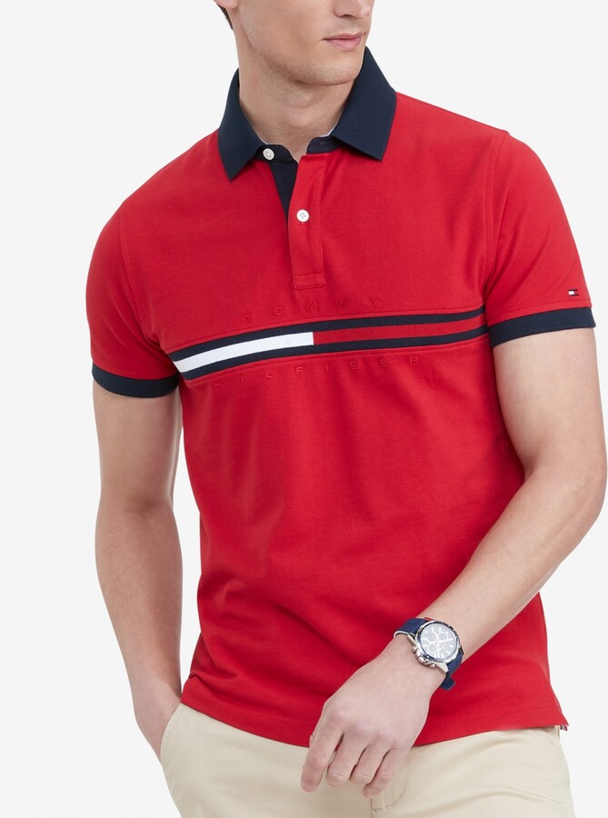 Tommy Hilfiger Polo Shirts Red |