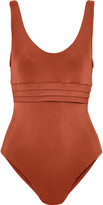 Thumbnail for your product : Jets Pleated Metallic Swimsuit
