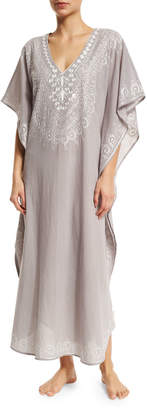 Flora Bella Mossell Embroidered Long Caftan