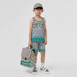 Burberry Childrens Montage Print Mesh Shorts Size: 10Y