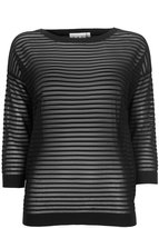 Thumbnail for your product : Wallis Black Slouchy Striped Jumper