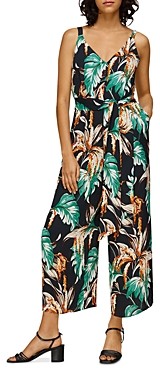 tropical floral jumpsuit