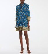 Thumbnail for your product : Veronica Beard Hawken floral stretch-silk minidress