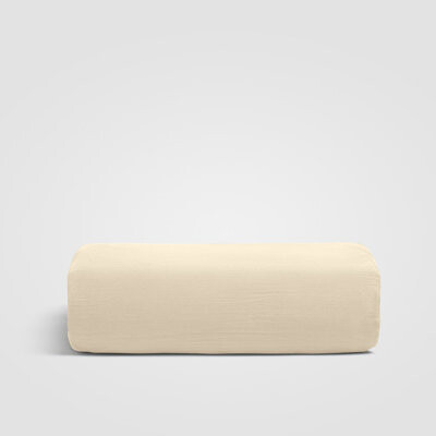 Crane Home Dune Crinkled Comfort Fitted Sheet (Sandstone)