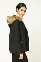 Thumbnail for your product : Forever 21 Hooded Parka Jacket