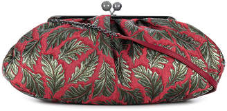 Max Mara Weekend leaf jacquard purse bag