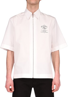 givenchy zip up polo