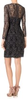 Thumbnail for your product : L'Agence Charcoal Lace Overlay Dress