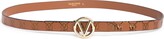Thumbnail for your product : VALENTINO BY MARIO VALENTINO Baby Monogram Leather Logo Belt - Small