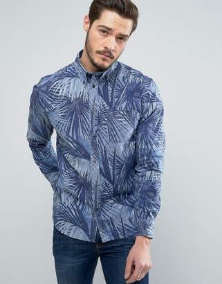 Wrangler Palm Print Shirt Regular Fit
