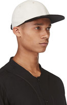 Thumbnail for your product : Marc by Marc Jacobs Ivory Leather & Terrycloth Terrence Baseball Cap