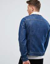 Thumbnail for your product : Esprit Denim Jacket With Borg Collar
