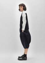 Thumbnail for your product : Comme des Garcons Cotton Broad x Wool Stripe Shirt White X Gray