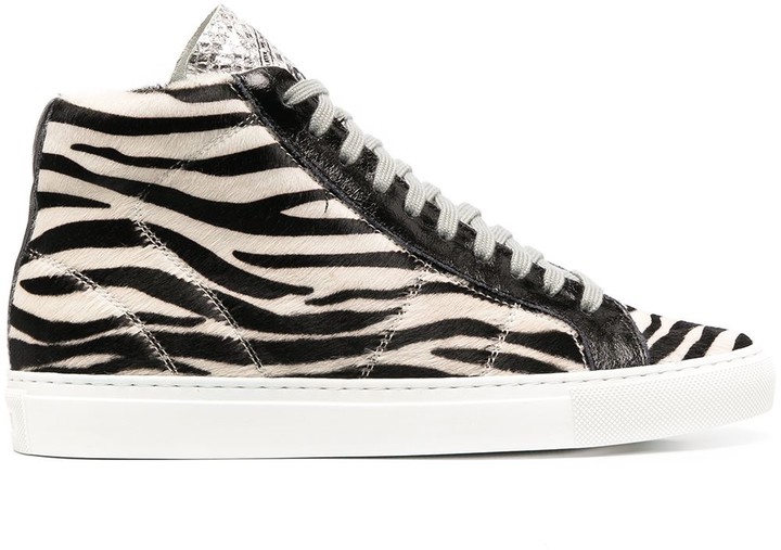 p448 zebra high top