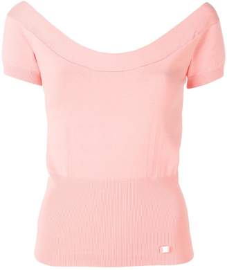 Temperley London off the shoulder knitted top