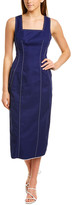 Thumbnail for your product : Derek Lam 10 Crosby Stitched Midi Dress