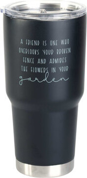 Dicksons Inc A Friend Is One Who 30 oz. Stainless Steel Travel Tumbler