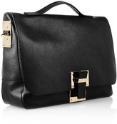 Thumbnail for your product : Sophie Hulme Soft Flap leather satchel