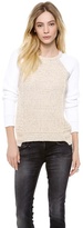 Thumbnail for your product : Rebecca Taylor Marl Blocked Pullover