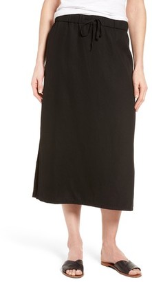 Eileen Fisher Women's Tencel & Linen Straight Skirt