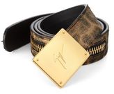 Thumbnail for your product : Giuseppe Zanotti Calf Hair Zipper Belt