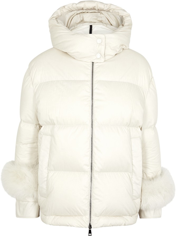 Moncler Effraie Fur-trimmed Quilted 