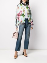 Thumbnail for your product : Dolce & Gabbana Floral Print Bomber Jacket