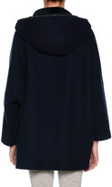 Thumbnail for your product : Agnona Platino Jersey Mink Hoodie Cape