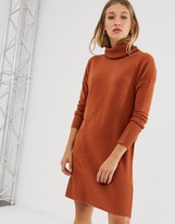 Thumbnail for your product : Only long sleeve roll neck jumper dress