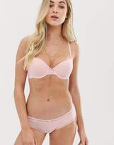 Thumbnail for your product : Dorina Lila 2 pack organic cotton with lace hipster in pink and white