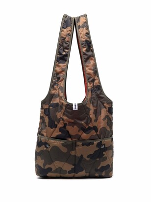MACKINTOSH Quilted Nylon Camouflage Tote Bag