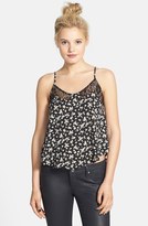Thumbnail for your product : Lush Lace Trim Camisole (Juniors)