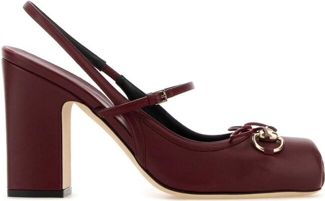 Gucci Horsebit Slingback Pumps