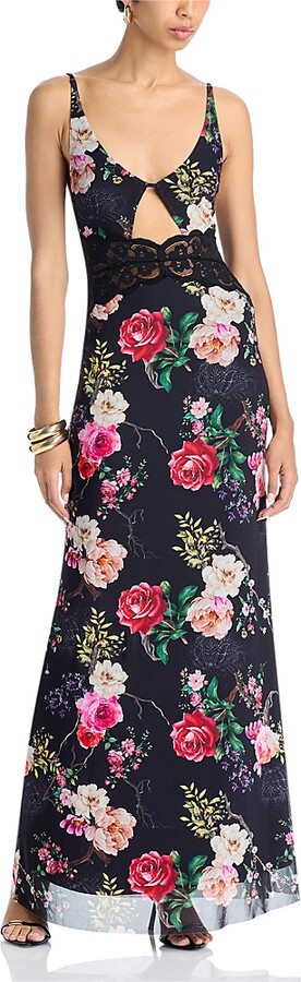 AFRM Elyse Keyhole Maxi Dress