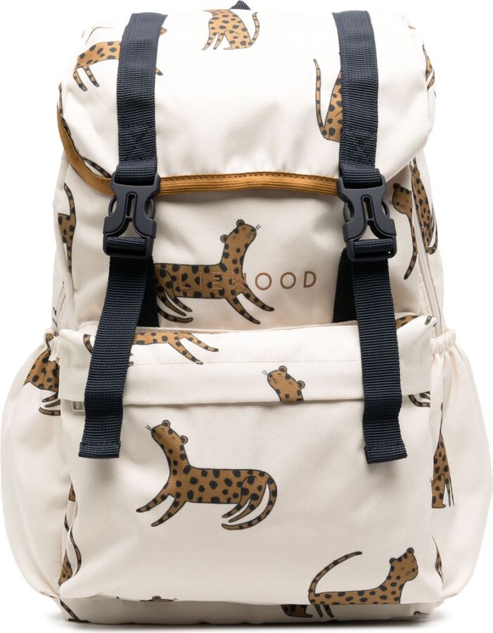 Liewood Neutral Animal Print Backpack ShopStyle Boys' Bags
