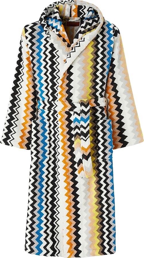 Missoni Women's Best Hooded Bathrobe - Black Multi - Size Large