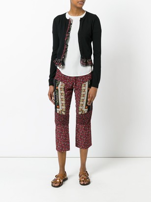 No.21 Patchwork Cropped Trousers