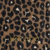 Thumbnail for your product : Jimmy Choo HELYN Dark Ballet Pink and Cream Scarf