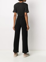 Thumbnail for your product : Alberto Biani Contrast Stitching Straight-Leg Trousers