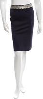 Thumbnail for your product : Tory Burch Embellished Knee-Length Skirt