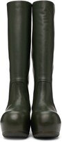 Thumbnail for your product : Rick Owens Green Ballast Boots