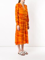 Thumbnail for your product : Andrea Marques silk V-neck dress