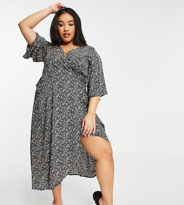 Paisley Wrap Dress | Shop the world's largest collection of fashion |  ShopStyle