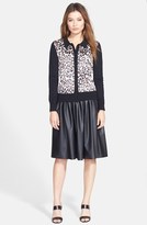 Thumbnail for your product : Pink Tartan Leopard Front Polo Cardigan