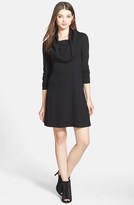 Thumbnail for your product : Kensie Cowl Neck Ponte Knit Fit & Flare Dress