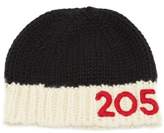 Thumbnail for your product : Calvin Klein Logo-applique Wool Beanie Hat - Mens - Black Multi