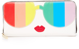 Thumbnail for your product : Alice + Olivia Rainbow Stacey Face Continental Walet