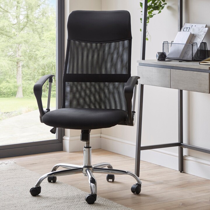 Dunelm Maxwell Ergonomic Office Chair Black ShopStyle