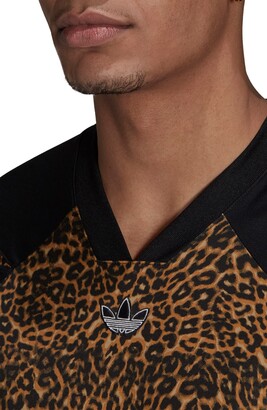 adidas Leopard Print Soccer T-Shirt - ShopStyle Activewear Shirts