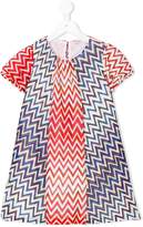 Thumbnail for your product : Missoni Kids metallic zigzag shift dress